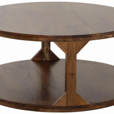 Konferenčný stolík Misa, 60 cm, masívne mango - 1