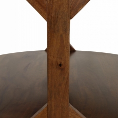 Konferenčný stolík Misa, 60 cm, masívne mango - 4