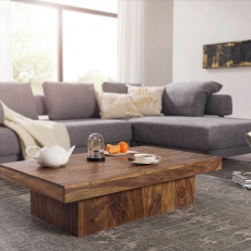 Konferenčný stolík Mumbai Quadrat, 120 cm, masív Sheesham - 2