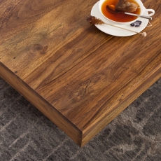 Konferenčný stolík Mumbai Quadrat, 120 cm, masív Sheesham - 5