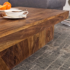 Konferenčný stolík Mumbai Quadrat, 120 cm, masív Sheesham - 6