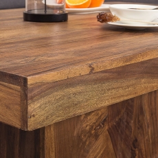 Konferenčný stolík Mumbai Quadrat, 120 cm, masív Sheesham - 7