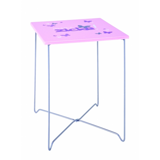 Konferenčný stolík Nash II., 51 cm, ružová - 1