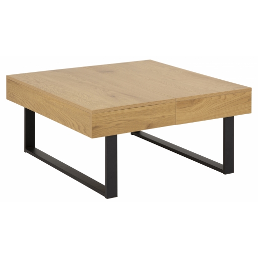 Konferenčný stolík Newhaven, 80 cm, prírodná - 1