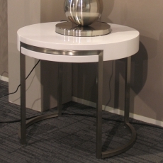 Konferenčný stolík Nino, 55 cm  biela - 4