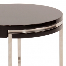 Konferenčný stolík Nino, 55 cm  čierna - 2