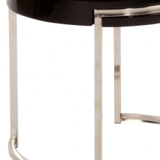 Konferenčný stolík Nino, 55 cm  čierna - 3