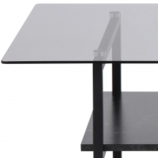 Konferenčný stolík Okaya, 110 cm, čierna - 4