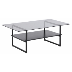 Konferenčný stolík Okaya, 110 cm, čierna