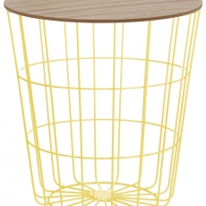 Konferenčný stolík Pavola 2, 39 cm, žltá - 1