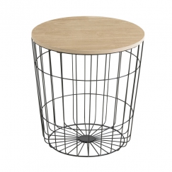 Konferenčný stolík Pavola, 39 cm, čierna
