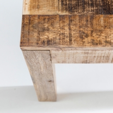 Konferenčný stolík Rustica 60 cm, mangové drevo - 8