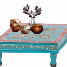 Konferenčný stolík Sara, 40 cm, modrá - 1