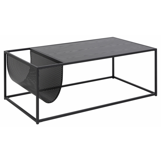 Konferenčný stolík Seaford, 110 cm, čierna - 1