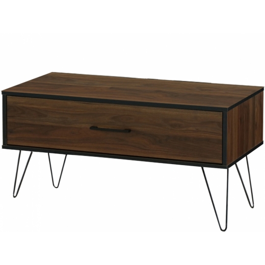 Konferenčný stolík Shep, 90 cm, hnedá - 1