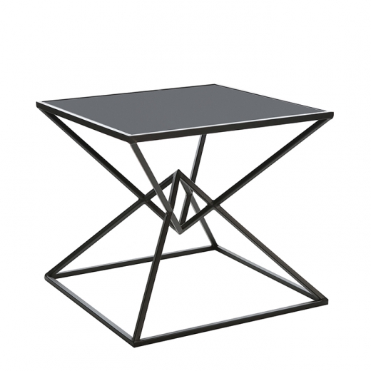 Konferenčný stolík sklenený Diamond, 50 cm - 1