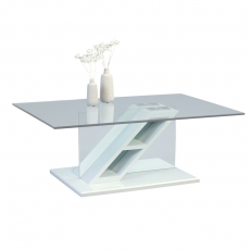 Konferenčný stolík sklenený Marvin, 110 cm - 2