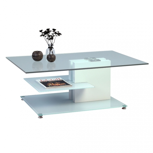 Konferenčný stolík sklenený Ronda, 110 cm - 1