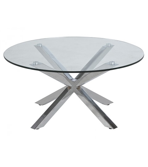 Konferenčný stolík sklenený Skyline, 82 cm