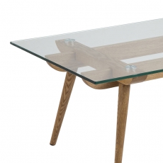 Konferenčný stolík sklenený Xena, 110 cm - 3