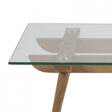 Konferenčný stolík sklenený Xena, 110 cm - 4
