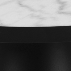 Konferenčný stolík Soli, 66 cm, čierna/biela - 8