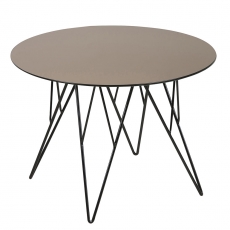 Konferenčný stolík Stark, 55 cm, sklo bronz - 1
