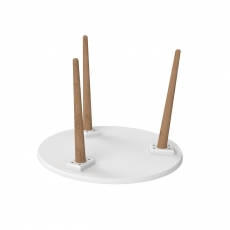 Konferenčný stolík Tafel, 60 cm, biela - 2