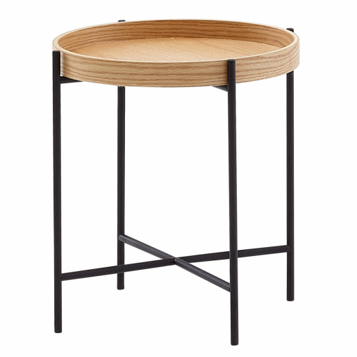 Konferenčný stolík Valeria II, 45 cm, hnedá - 1