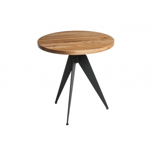 Konferenčný stolík Vinden, 59 cm, drevo/čierna - 1