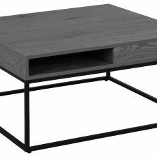 Konferenčný stolík Willfort, 80 cm, čierna - 1