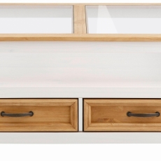 Konferenčný stolík Yvet II., 100 cm, biela - 3