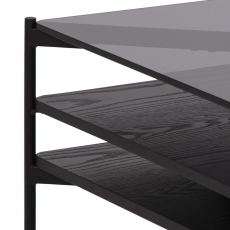 Konferenčný stolík Zelit, 120 cm, čierna - 5