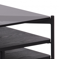 Konferenčný stolík Zelit, 120 cm, čierna - 6