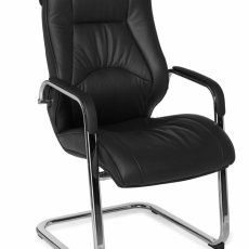 Konzolová židle Aerly, černá - 1