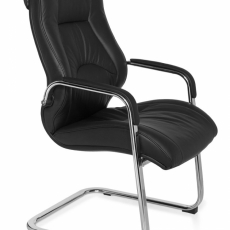 Konzolová židle Aerly, černá - 3