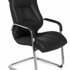 Konzolová židle Aerly, černá - 4