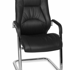 Konzolová židle Aerly, černá - 5