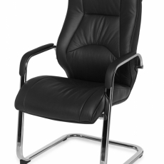 Konzolová židle Aerly, černá - 7
