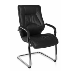Konzolová židle Aerly, černá