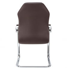 Konzolová židle Alexis, hnědá - 5