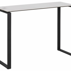 Konzolový stôl Katrine, 110 cm, keramika, biela - 1