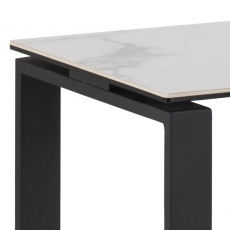 Konzolový stôl Katrine, 110 cm, keramika, biela - 5