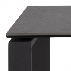Konzolový stôl Katrine, 110 cm, keramika, čierna - 3
