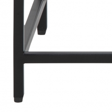 Konzolový stôl Newcastle, 100 cm, kov, čierna - 4