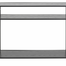 Konzolový stôl Seaford, 100 cm, MDF, čierna - 2