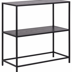 Konzolový stôl Seaford, 79 cm, MDF, čierna - 1