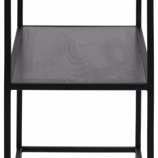 Konzolový stôl Seaford, 79 cm, MDF, čierna - 3