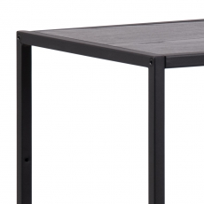 Konzolový stôl Seaford, 79 cm, MDF, čierna - 4