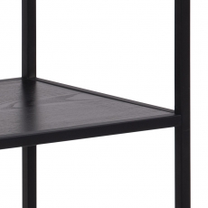 Konzolový stôl Seaford, 79 cm, MDF, čierna - 5